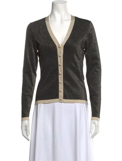 Pre-owned Zimmermann V-neck Sweater W/ Tags In Black