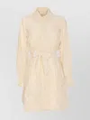 Zimmermann Waist Belt Lace Detail Mini Dress