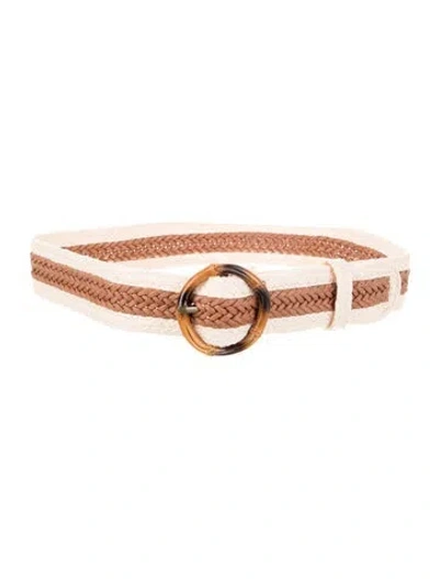 Pre-owned Zimmermann Waist Belt In Neutral