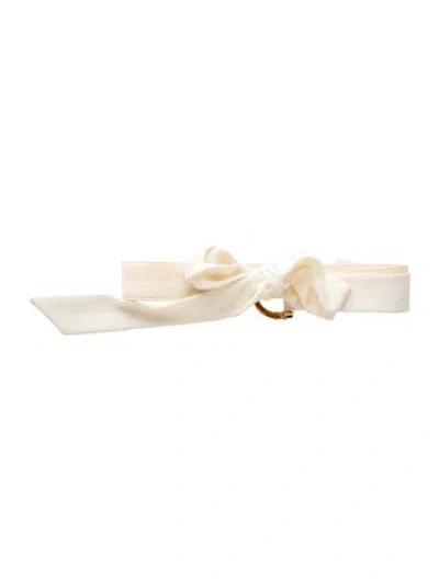 Pre-owned Zimmermann Waist Belt In Neutrals
