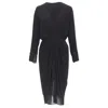 Zimmermann Waist Lattice Detail Dress In Black