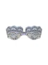 Zimmermann Wanderlust Strapless Embellished Paisley-print Bikini Top In Multi