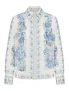 Zimmermann Wanderlust Blouse In Blue