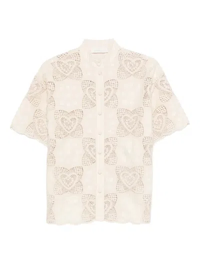 Zimmermann Wanderlust Blouse In Pink
