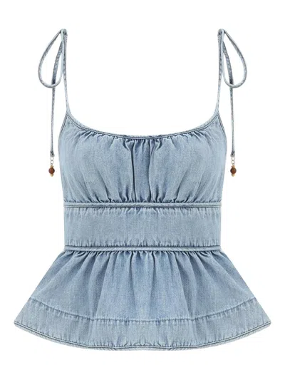 ZIMMERMANN WANDERLUST RUFFLED CAMI