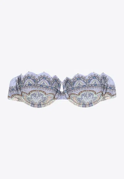 ZIMMERMANN WANDERLUST SCALLOPED BIKINI TOP