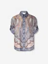 Zimmermann Wanderlust Shirt In Blue