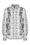 Zimmermann Wanderlust Shirt In Cotton In Multi