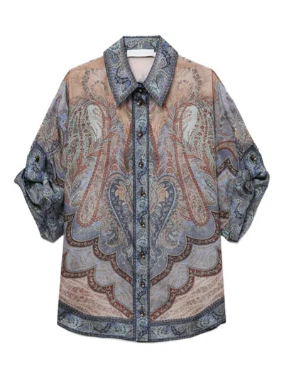 ZIMMERMANN ZIMMERMANN WANDERLUST SILK SHIRT
