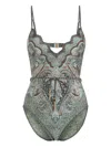Zimmermann Wanderlust Swimsuit In Green