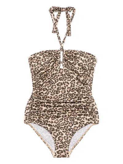 Zimmermann Wanderlust Swimsuit In Neutral