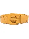 Zimmermann Wave-link Design Belt In Yellow