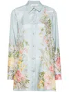 Zimmermann Floral-print Silk-habotai Shirt