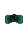 Zimmermann Waverly Flower Bandeau Bra Bikinis Green