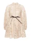 ZIMMERMANN WAVERLY LACE MINI DRESS