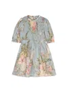 Zimmermann Waverly Floral Cotton Dress In Multicolour