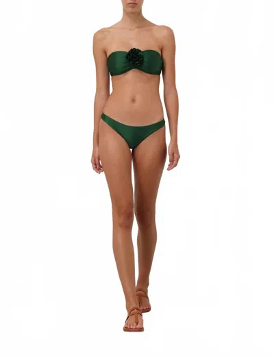 Zimmermann Waverly Skinny Pant Bikini Bottom In Emerald In Green