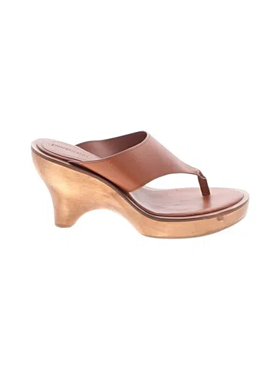 Pre-owned Zimmermann Wedges In Brown
