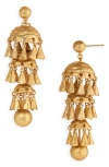 Zimmermann Whimsy Chandeliers 14kt Gold-plated Drop Earrings In Gold