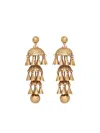 Zimmermann Whimsy Chandeliers Earrings In Gold