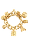 Zimmermann Whimsy Charm Bracelet In Gold