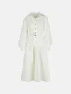 Zimmermann White Cotton Dress In White
