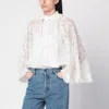 Zimmermann Ascension Lace Detail Tunic In White