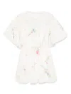 Zimmermann Lucky Lace-trimmed Linen Minidress In White