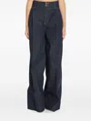 Zimmermann Wide-leg Denim Jeans In Blue
