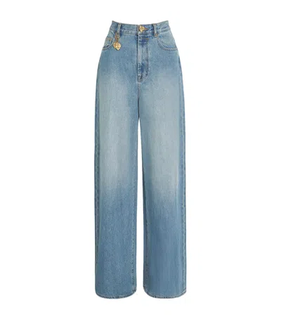 Zimmermann Wide-leg Jeans In Blue