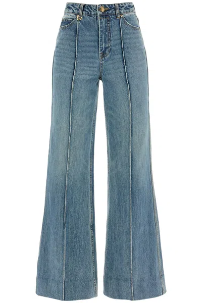 Zimmermann Luminosity Wide-leg Jeans In Blue