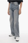 Zimmermann Wide Leg Jeans With Golden Buttons 27cm