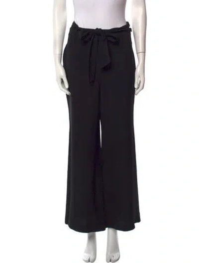 Pre-owned Zimmermann Wide Leg Pants In Black