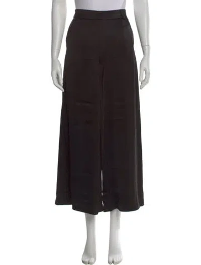 Pre-owned Zimmermann Wide Leg Pants In Black