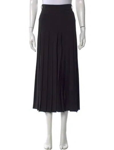Pre-owned Zimmermann Wide Leg Pants In Black