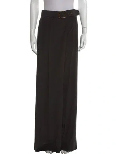 Pre-owned Zimmermann Wide Leg Pants In Black