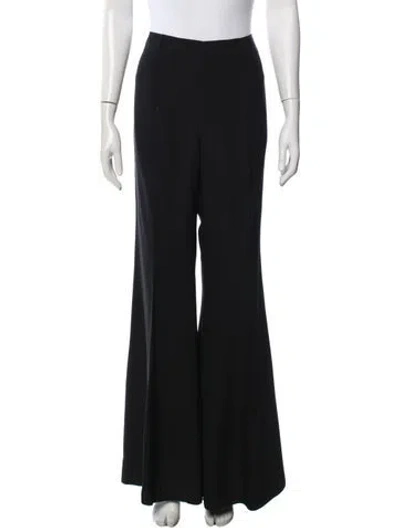 Pre-owned Zimmermann Wide Leg Pants In Black