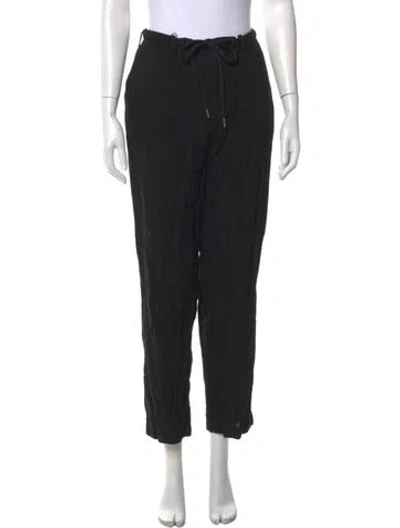 Pre-owned Zimmermann Wide Leg Pants In Black