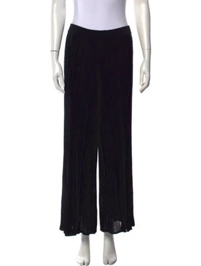 Pre-owned Zimmermann Wide Leg Pants In Black