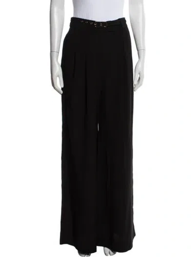 Pre-owned Zimmermann Wide Leg Pants In Black