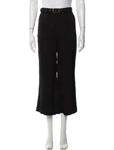 Pre-owned Zimmermann Wide Leg Pants In Black