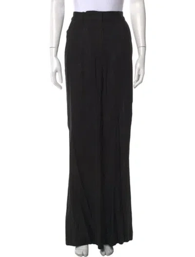 Pre-owned Zimmermann Wide Leg Pants In Black