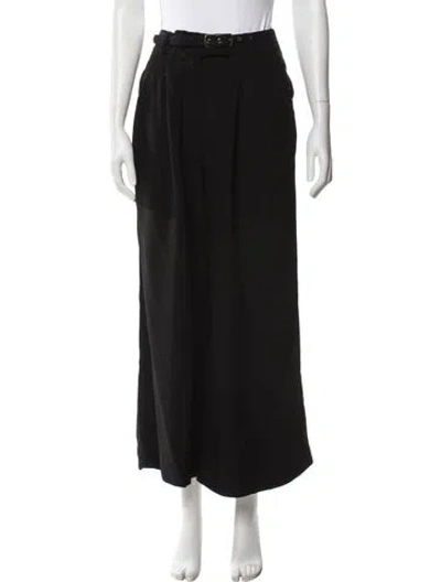 Pre-owned Zimmermann Wide Leg Pants In Black