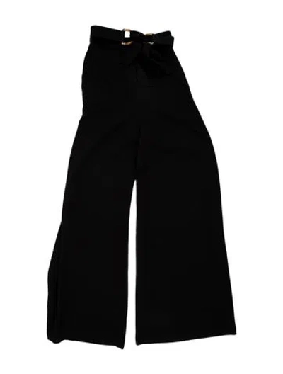 Pre-owned Zimmermann Wide Leg Pants In Black