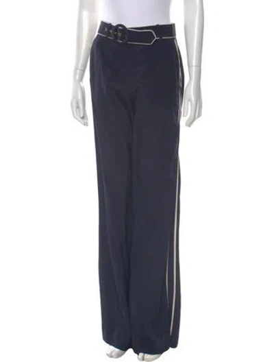 Pre-owned Zimmermann Wide Leg Pants In Blue