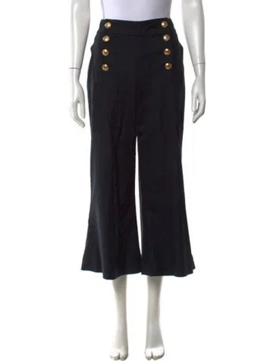 Pre-owned Zimmermann Wide Leg Pants In Blue