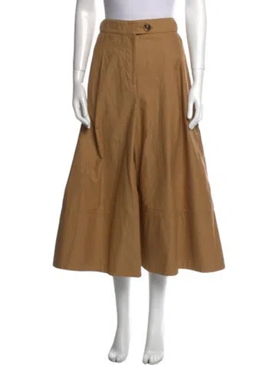 Pre-owned Zimmermann Wide Leg Pants In Brown