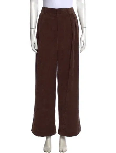Pre-owned Zimmermann Wide Leg Pants In Brown