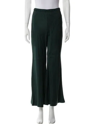 Pre-owned Zimmermann Wide Leg Pants In Green