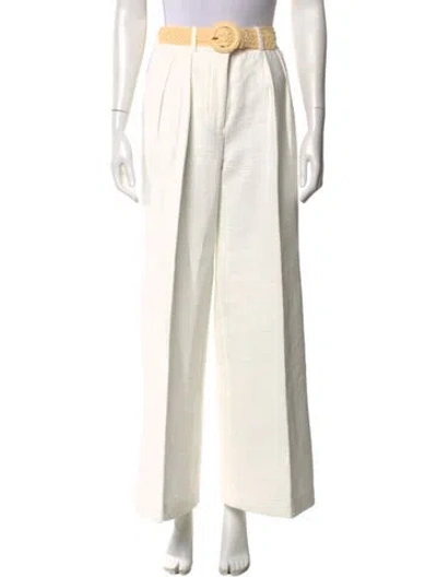 Pre-owned Zimmermann Wide Leg Pants In Neutral